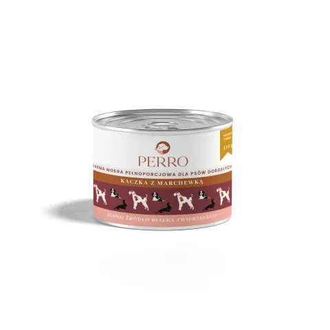 Perro Kaczka z marchewką– monobiałkowa formuła 410g