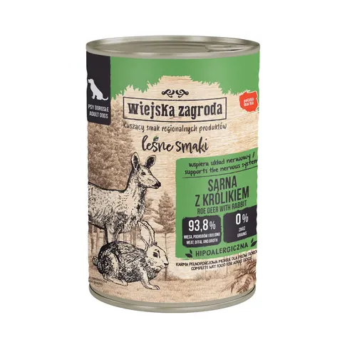 Wiejska Zagroda Leśne Smaki Sarna z królikiem 400 g