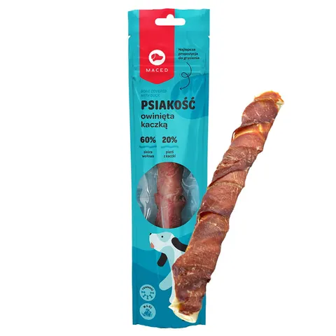 MACED Super Premium Pałka owinięta mięsem z kaczki 20 cm