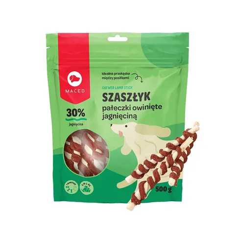 MACED Szaszłyk wołowy owijany jagnięciną 500g