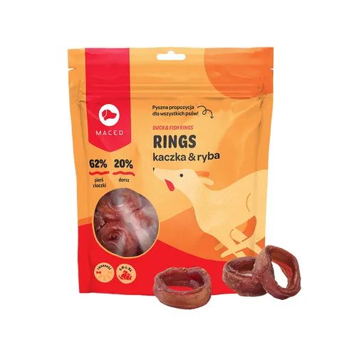 MACED Pierścienie z kaczką i rybą 500g