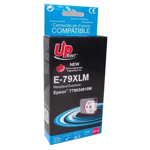 Tusz UPRINT zamiennik Epson C13T79034010 - magenta, 25 ml, 2000 stron, XL