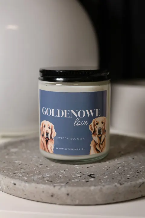 Świeca sojowa GoldenoweLove