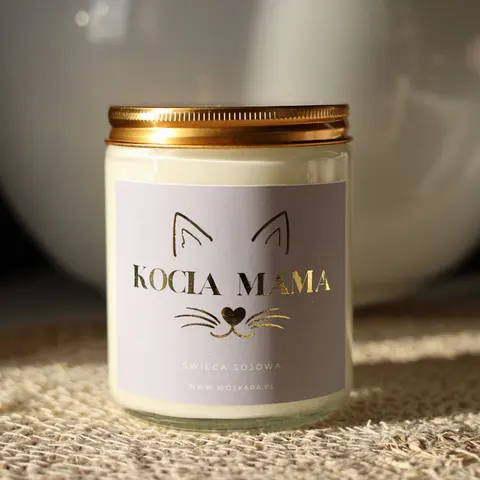 Świeca sojowa Kocia Mama