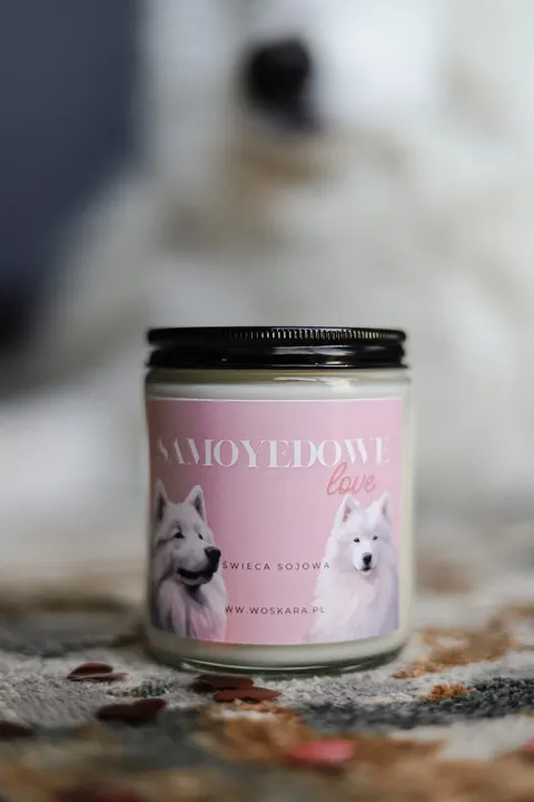 Świeca sojowa SamoyedkoweLove