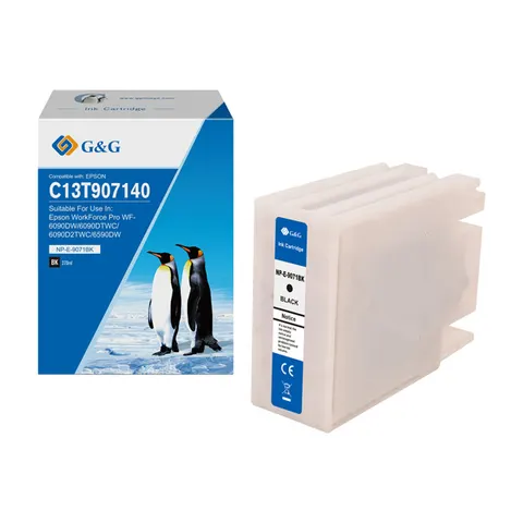 Tusz G&G zamiennik Epson C13T907140 - czarny
