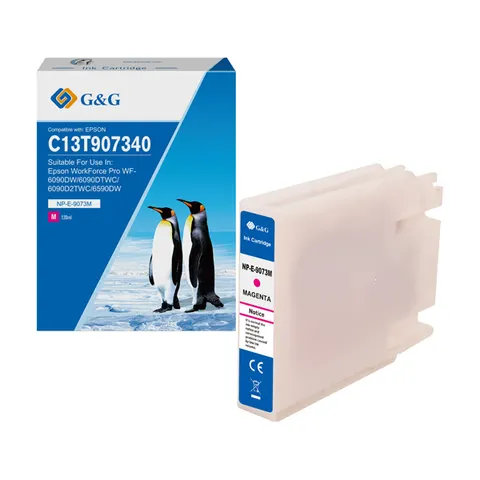 Tusz G&G zamiennik Epson C13T907340 - magenta, 120 ml