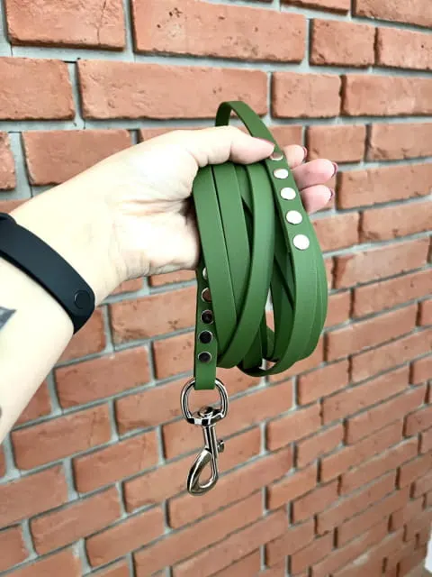 Smycz wodoodporna khaki 20 mm/ 10 m