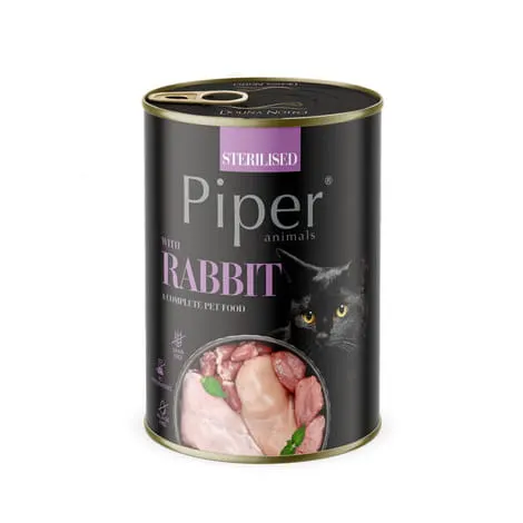 Mokra karma dla kota Piper Animals z królikiem 400 g