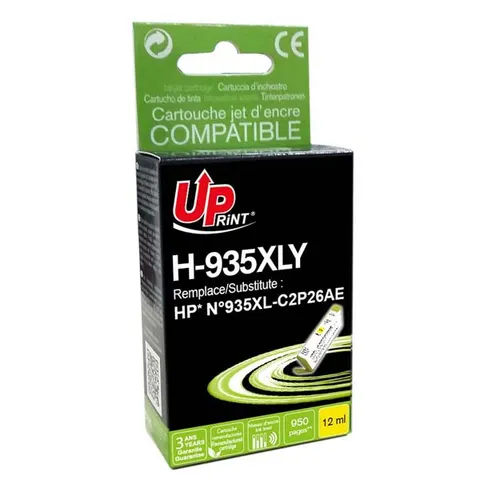 Tusz UPRINT zamiennik HP C2P26AE - żółty, 12 ml, 950 stron