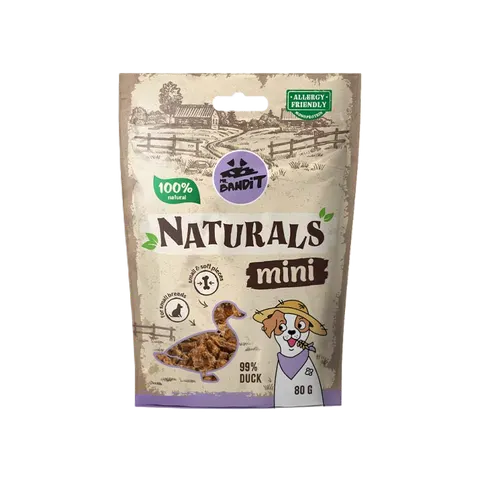 Mr. Bandit Przysmak Naturals Mini z kaczką dla psa 80 g