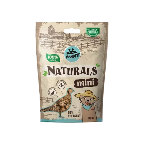 Mr. Bandit Przysmak Naturals Mini z bażantem dla psa 80 g