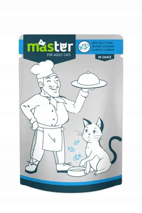 Master Karma mokra dla dorosłych kotów z rybą w sosie 80 g