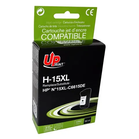 Tusz UPRINT zamiennik HP C6615DE - czarny, 40 ml, 720 stron