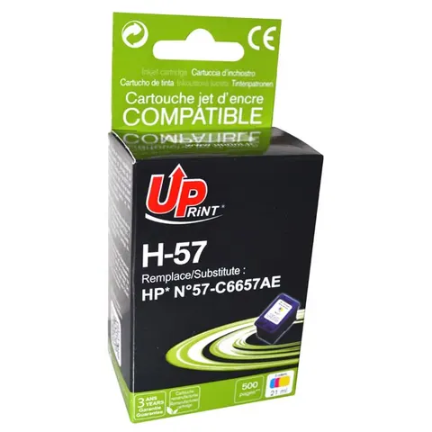 Tusz UPRINT zamiennik Lexmark C6657AE - kolor, 21 ml