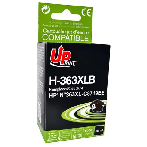 Tusz UPRINT zamiennik HP C8719EE - czarny, 30 ml