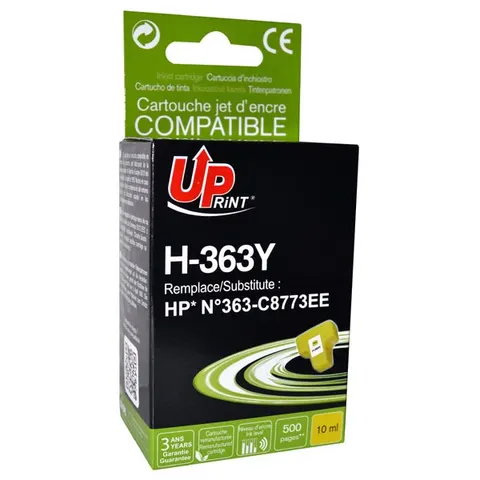 Tusz UPRINT zamiennik HP C8773EE - żółty, 10 ml