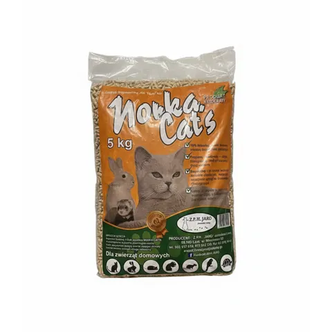 Norka Cat's – żwirek drewniany dla kota pellet 5 kg