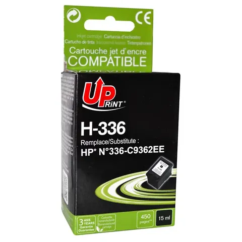 Tusz UPRINT zamiennik HP C9362EE - czarny, 10 ml