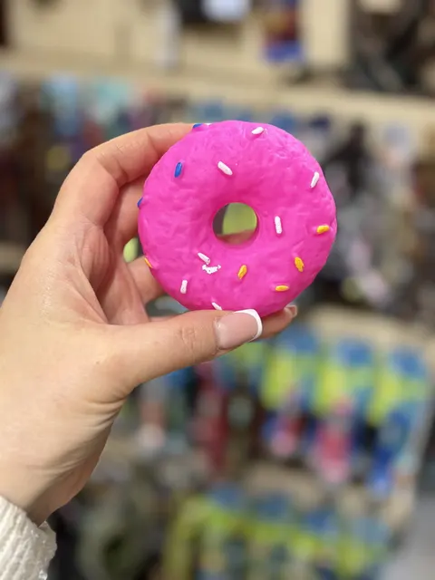 Zabawka piszcząca Donut Różowy