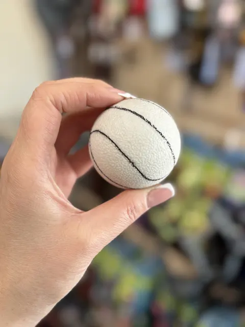 Piłka pełna Basketball Biała