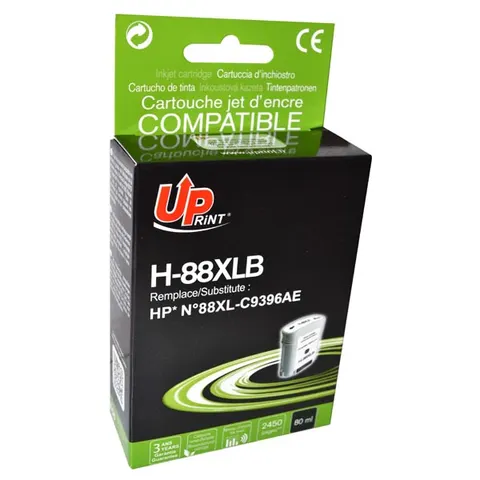 Tusz UPRINT zamiennik HP C9396AE - czarny, 80 ml