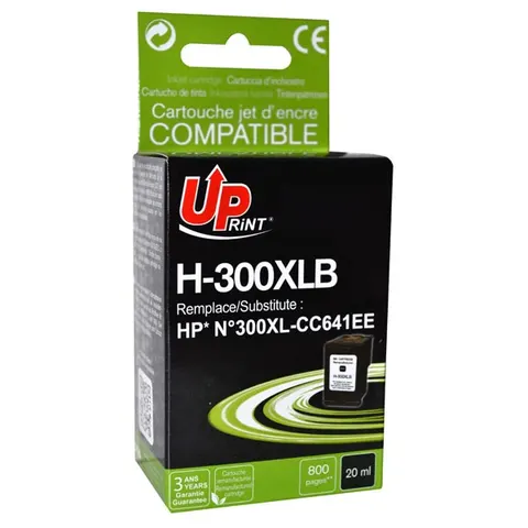 Tusz UPRINT zamiennik HP CC641EE - czarny, 19 ml