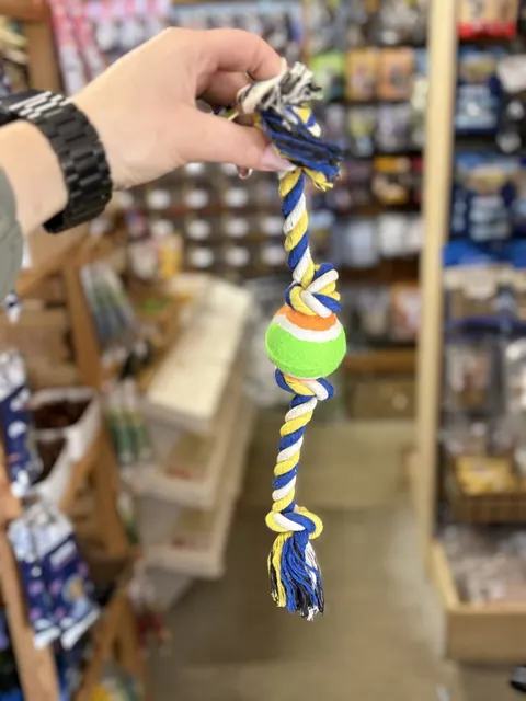 Zabawka sznurowa Tenis Mini Pomarańczowa