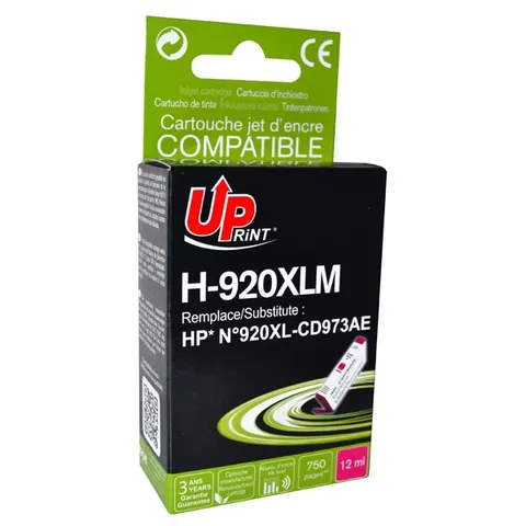 Tusz UPRINT zamiennik HP CD973AE - magenta, 12 ml