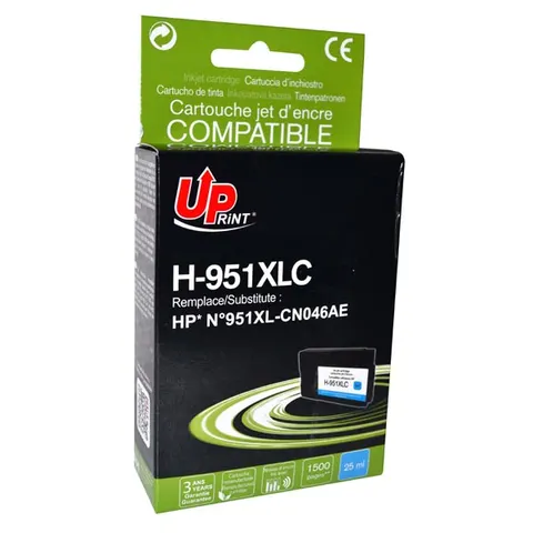 Tusz UPRINT zamiennik HP CN046AE - cyan, 25 ml, 1500 stron