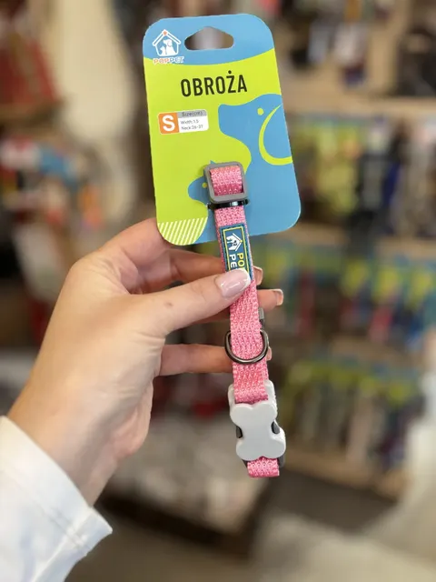 Obroża dla psa Classic S Różówa