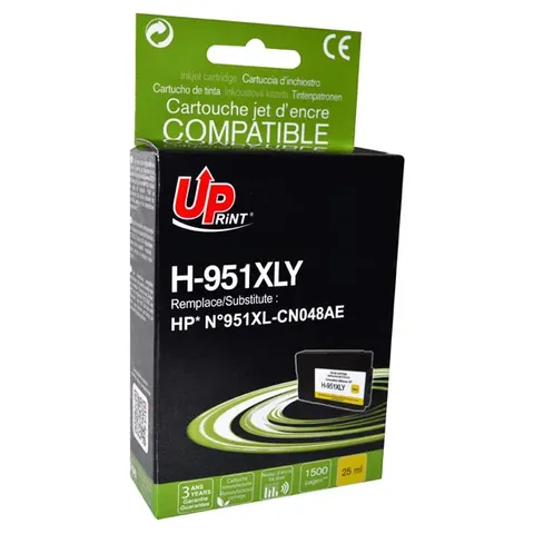 Tusz UPRINT zamiennik HP CN048AE - żółty, 25 ml, 1500 stron