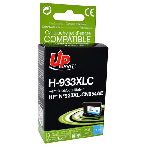 Tusz UPRINT zamiennik HP CN054AE - cyan, 14 ml, 825 stron