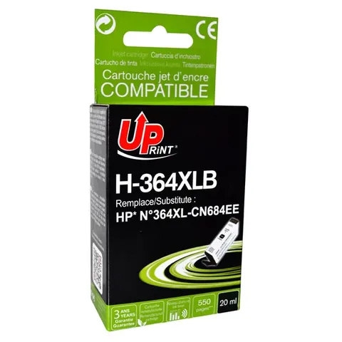 Tusz UPRINT zamiennik HP CN684EE - czarny, 20 ml