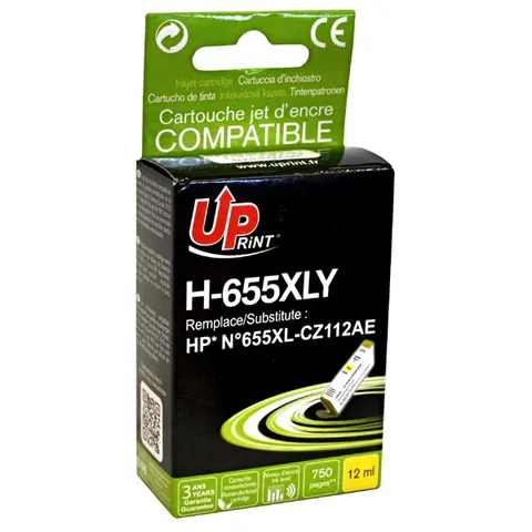 Tusz UPRINT zamiennik HP CZ112AE - żółty, 12 ml, 750 stron