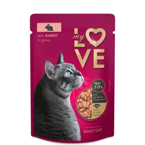 My Love karma mokra dla kota królik w sosie 85 g