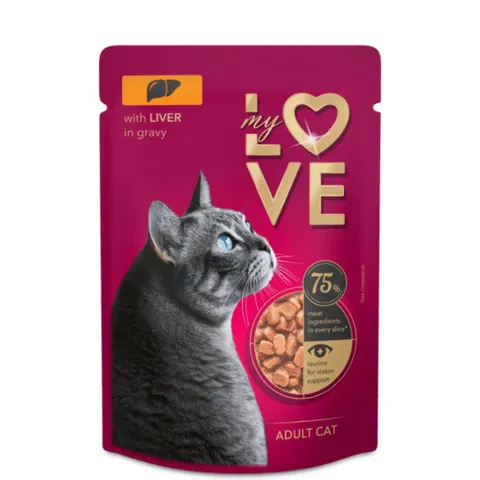 My Love karma mokra dla kota wątróbka w sosie 85 g