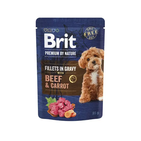 Brit Premium by Nature Karma mokra dla psa Wołowina z marchewką 85 g