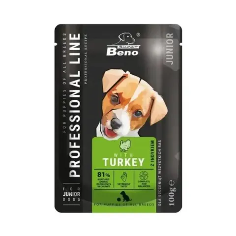 Super Beno Karma mokra dla psa Indyk małe i średnie rasy 100 g