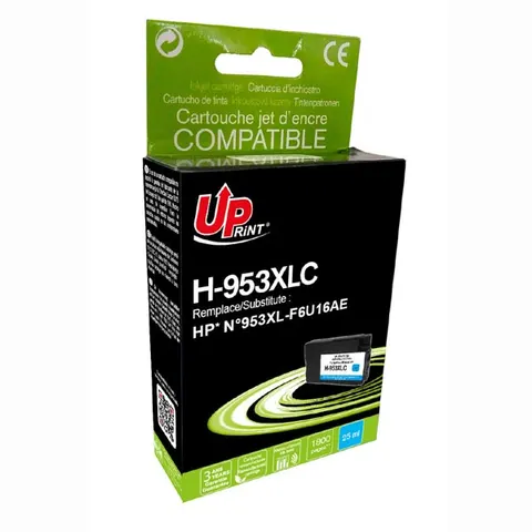 Tusz UPRINT zamiennik HP F6U16AE - cyan, 25 ml, 1800 stron