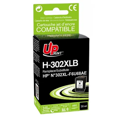 Tusz UPRINT zamiennik HP F6U68AE - czarny, 20 ml, 600 stron
