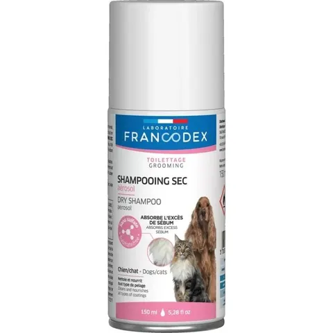 Francodex suchy szampon dla psów i kotów z olejkiem jojoba 150 ml