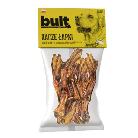 BULT Kacze Łapki dla Psa – Naturalny Gryzak Suszony 100 g