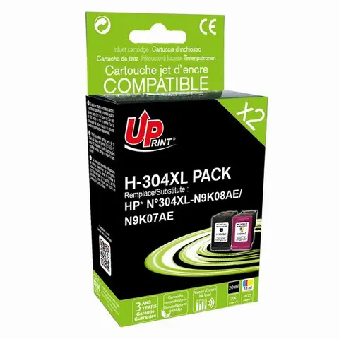 Tusz UPRINT zamiennik HP N9K08AE+N9K07AE - 18 ml, 400 stron