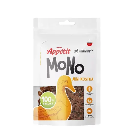 Comfy Appetit Mono Mini Kostka Kaczka – monobiałkowy przysmak dla psa 80g