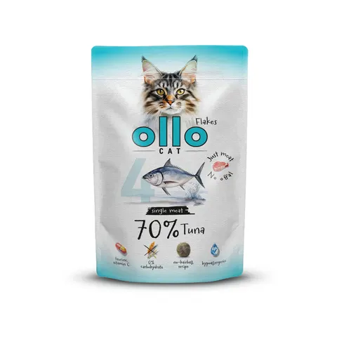 Ollo Cat nr 4 Tuńczyk – mokra karma uzupełniająca dla kota 85 g