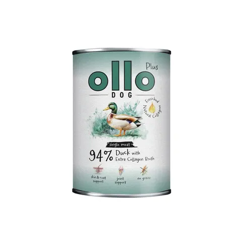 Ollo Plus Kolagen Kaczka – mokra karma dla psa na stawy 800 g