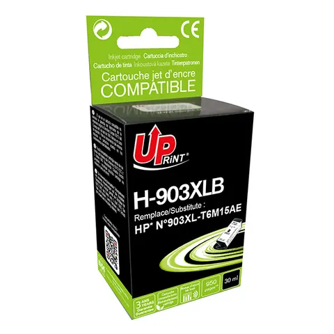 Tusz UPRINT zamiennik HP T6M15AE - czarny, 30 ml, 950 stron