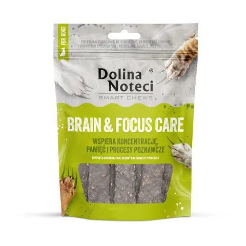 Dolina Noteci Smart Chews Brain & Focus Care – przysmaki dla psa wspierające pamięć i koncentrację, 7 szt.