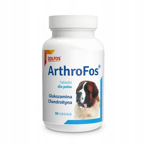 Dolfos ArthroFos 90 tabletek – preparat na stawy dla psów z glukozaminą i chondroityną